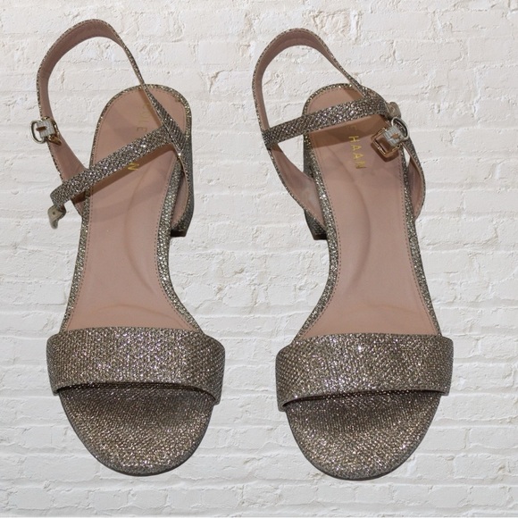 Cole Haan Gold Sandals - Picture 1 of 6
